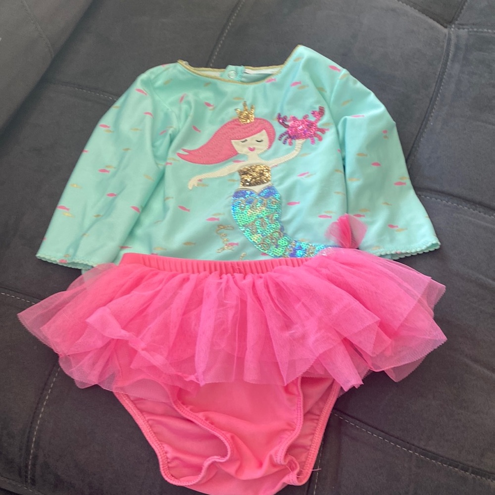 Mud pie two piece swim, size 3t